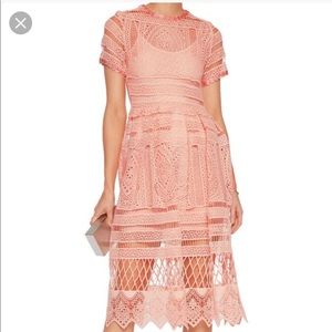 Alexis pink midi dress. New with tag!